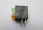 3mm Right Angle Indicator LED with Wide Viewing Angle and Black Casing